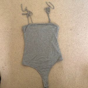 Abercrombie & Fitch grey bodysuit